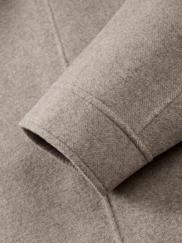 Men's Commuter Paneled Lapel Wool Coat