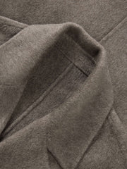 Men's Commuter Double-Breasted Wool Double-Face Coat