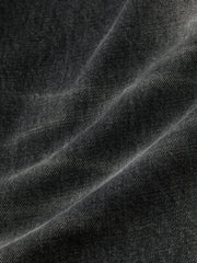 Men's Casual Dark Grey Distressed Ombre Jeans