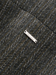Men's Commuter Herringbone Harrington Wool Jacket