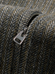 Men's Commuter Herringbone Harrington Wool Jacket