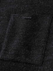 Men's Commuter Black Wool-Blend Wool-Feel Jacket