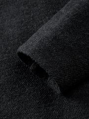 Men's Commuter Black Wool-Blend Wool-Feel Jacket