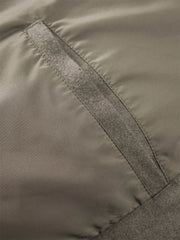 Men's Short Puffer Jacket with Faux Fur Collar