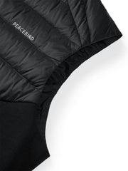 Men's Dual-Fabric Printed Down Vest