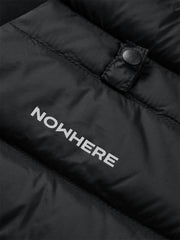 Men's Dual-Fabric Printed Down Vest