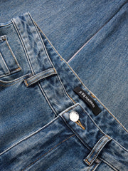 Men's Warm Washed Slim Jeans