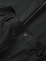 Men's Dark Gray Straight-Leg Cargo Pants