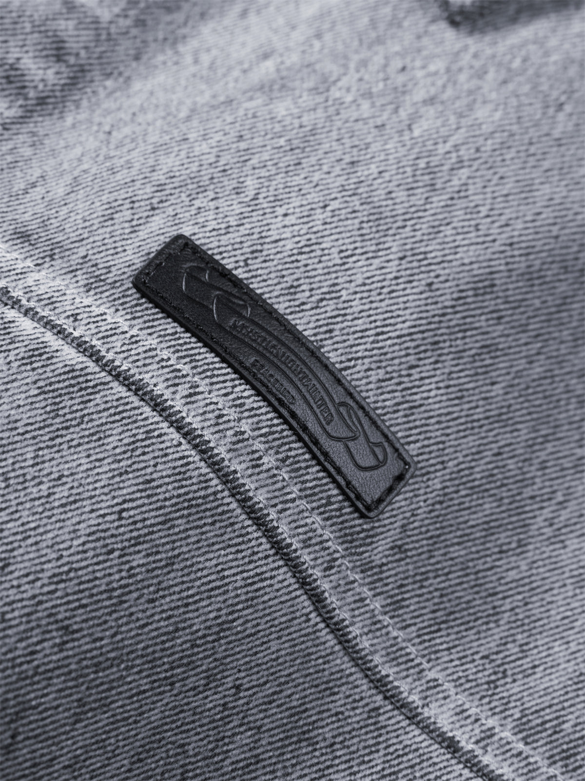 Men's Flocked Denim Jacket