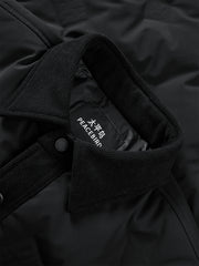 Men's Black Lightweight Down Shirt Jacket