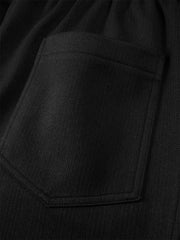 Men's Drawstring-Waist Straight Casual Pants