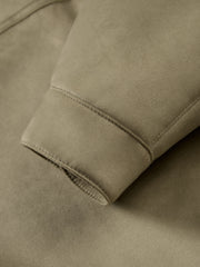 Men's Casual Faux-Suede Fleece-Lined Harrington Jacket