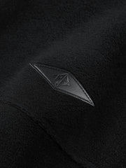 Men's Casual Black Stand Collar Jacket