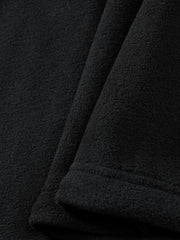 Men's Casual Black Stand Collar Jacket