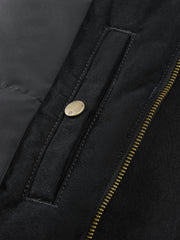 Men's Utility-Style 90% White Duck Down Jacket