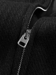 Men's Commuter Wool-Blend Stand-Collar Padded Jacket