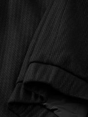 Men's Commuter Wool-Blend Stand-Collar Padded Jacket