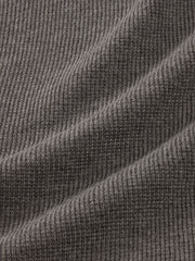 Men's Casual Contrast-Color Crewneck Knit Top