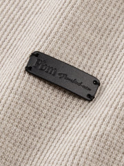 Men's Casual Contrast-Color Crewneck Knit Top