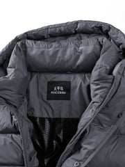 Men's Casual 95% White Duck Down Heat-Retaining Down Jacket