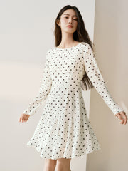Women's French-Style Flared-Sleeve Mermaid Dress
