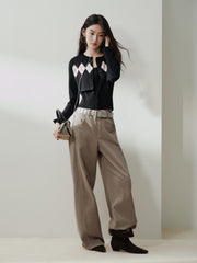 Women's Casual Detachable Knit Two-Piece Set