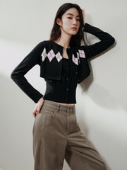 Women's Casual Detachable Knit Two-Piece Set