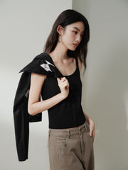 Women's Casual Detachable Knit Two-Piece Set