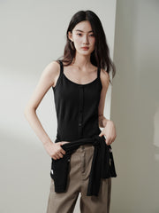 Women's Casual Detachable Knit Two-Piece Set