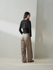 Women's Casual Detachable Knit Two-Piece Set