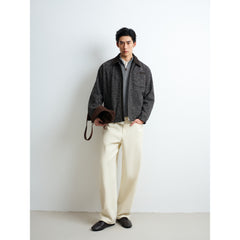 Men's Casual Barn-Style Knit Padded Jacket