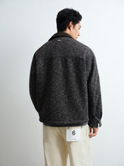 Men's Casual Barn-Style Knit Padded Jacket