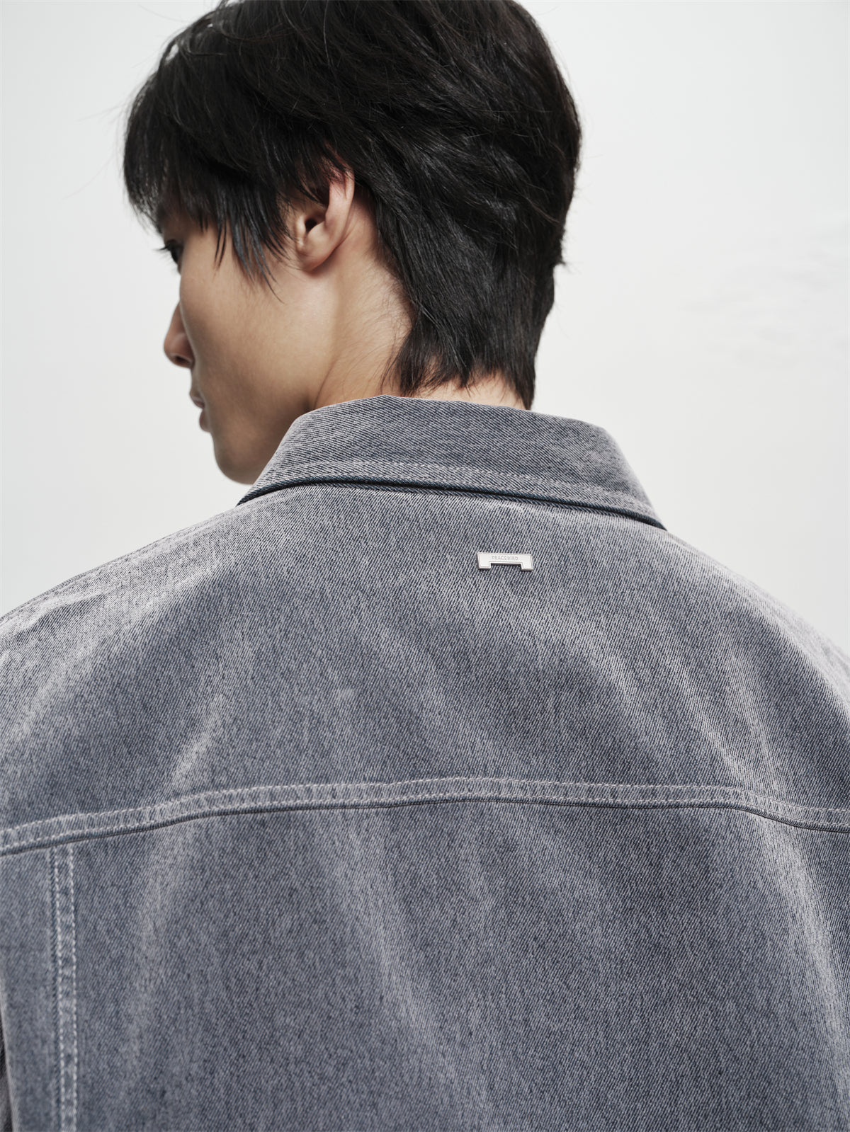 Men's Flocked Denim Jacket
