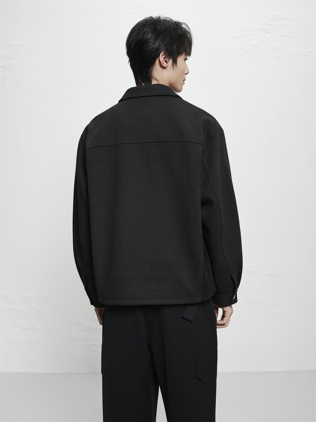 Men's Chenille Tonal Panel Jacket
