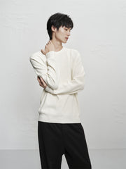 Men's Basic Chenille Textured Knit Sweater