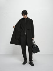 Men's Double-Face Trench-Style Coat