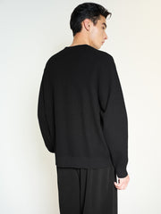 Men's Commuter Faux-Layer Henley Textured Knit Top