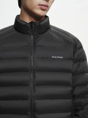 Men's Dual-Fabric Quilted Puffer Jacket
