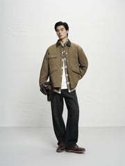 Men's Utility Pocket Down Jacket