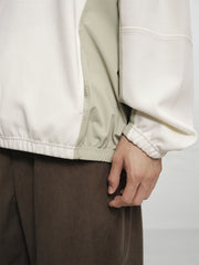 Men's Contrast Sweatshirt with Back Letter Print