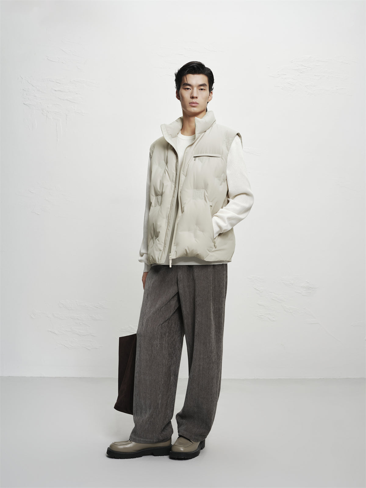 Men's Embossed Down Vest