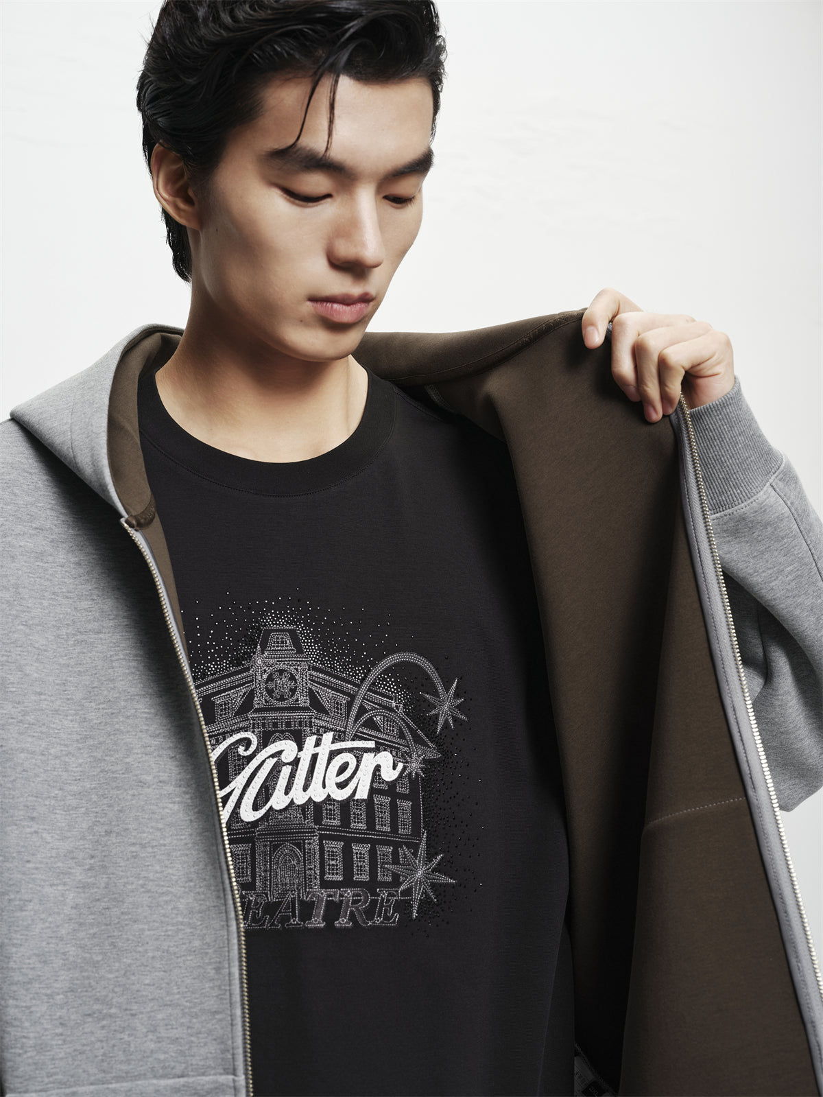 Men's Heavyweight Contrast Hoodie
