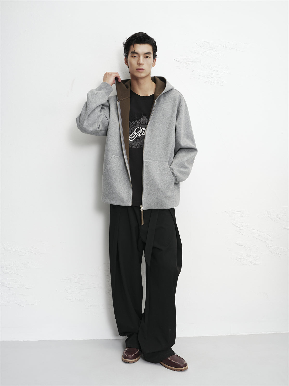 Men's Heavyweight Contrast Hoodie