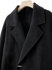 Men's Double-Faced Marino Wool Coat