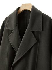 Men's Vintage Double-Breasted Wool Coat