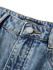 Women's Casual Sparkle Meteor Wide-Leg Jeans