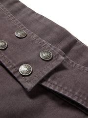 Women's Casual Corset-Waist Denim Mini Skirt