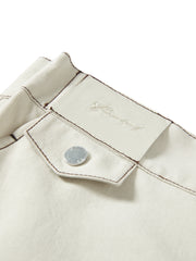 Women's Cargo High-Waisted A-Line Skirt