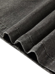 Women's Cargo-Style Denim Skirt