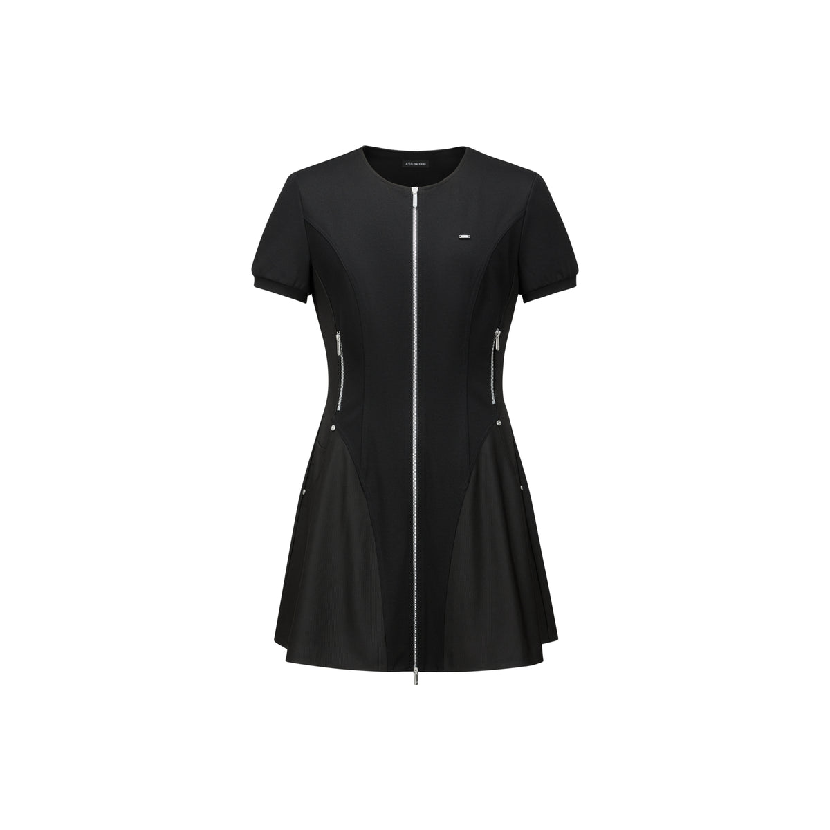 Women's Slim-Fit Paneled Mini Dress